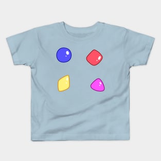 Candy Gum Shapes Kids T-Shirt